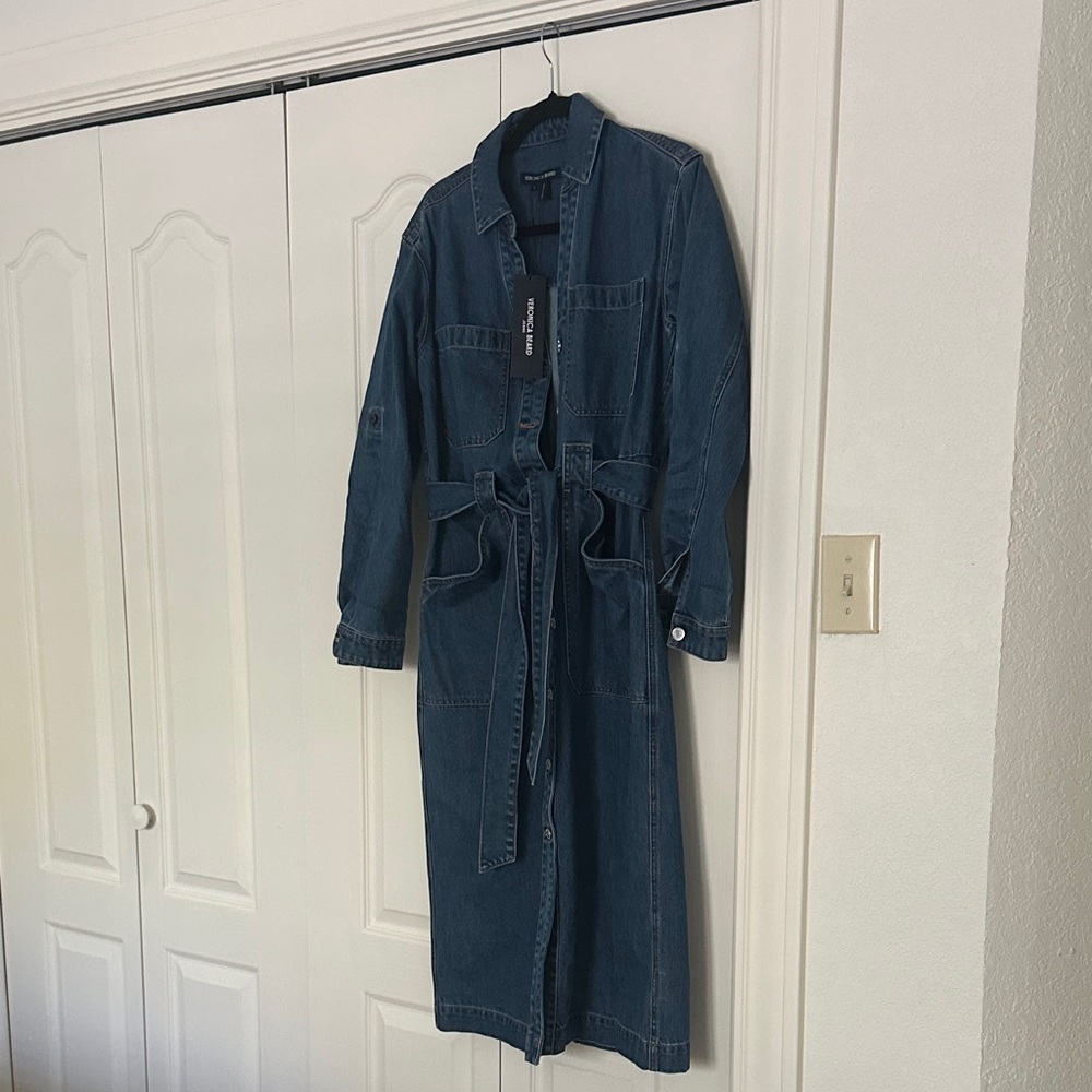 NWT Veronica Beard Cornflower Denim Dress in Blue